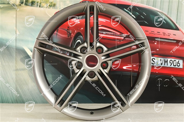 21-inch wheel rim Mission E Design, 9,5J x 21 ET60, Platinum satin-matt