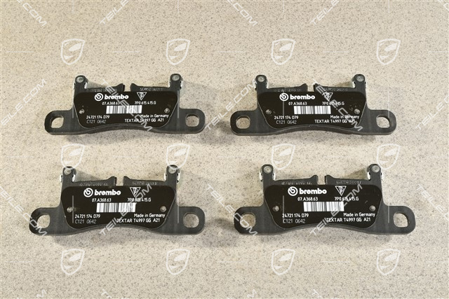 Brake pad set, 19-inch, red calliper, L+R