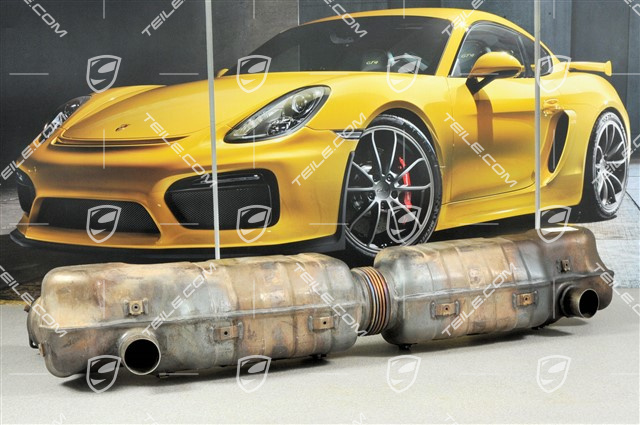 Turbo Hauptschalldämpfer, Auspuff
