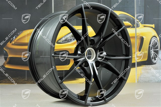 20-inch wheel rim Carrera S IV, 10J x 20 ET45, black satin matt