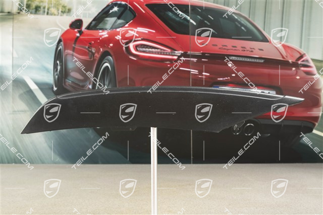 Front bumper disc / trim, Upper, Black, L
