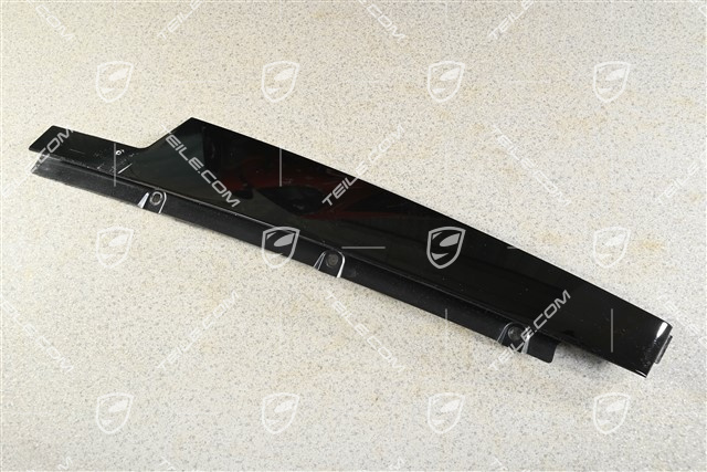 B-Säule Außen Blende, Vorne, Schwarz, R