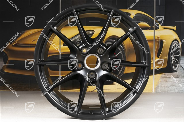 20" Felge Carrera S III, 11J x 20 ET70, Schwarz-Seidenmatt
