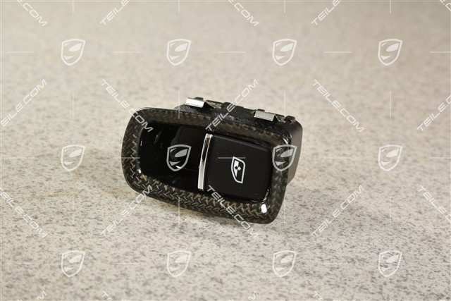Power windows switch, carbon