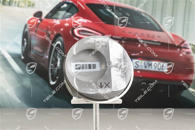 Piston complete with piston rings, snap rings / circlips, piston pin / Cyl. 5-8 554-559 G, Cayenne S / GTS