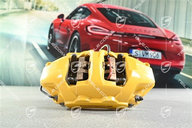 Festsattel / Bremssattel, PCCB 20", gelb, R