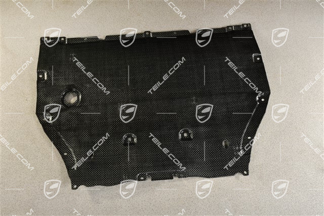 Underbody protection trim, front