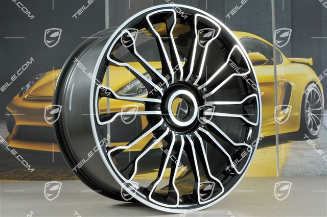 20-inch wheel 918 SPYDER, central lock, 9,5J x 20 ET57, black high gloss