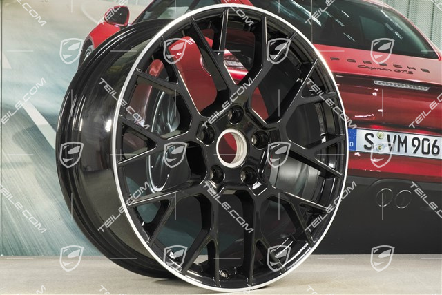 20-inch RS Spyder wheel rim, 8,5J x 20 ET53, black high gloss