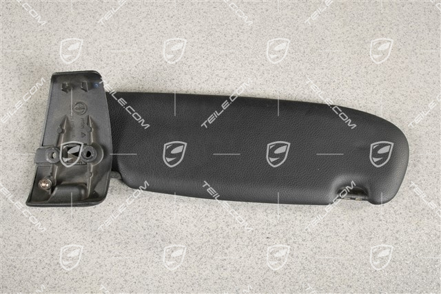 Sonnenblende, Cabrio, Kunstleder, schwarz, L