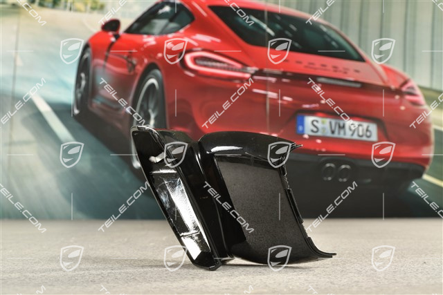 Aussenspiegel, Spiegelfuss, Abdeckkappe, Innen, Schwarz, L
