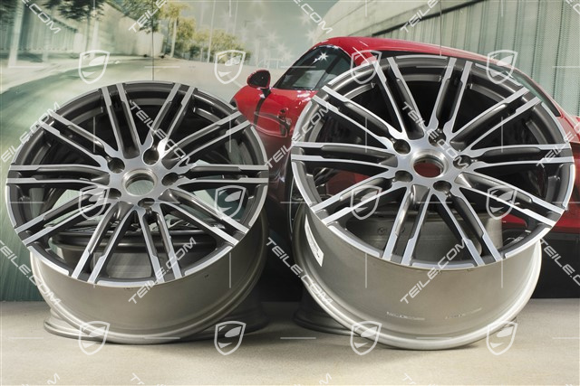 20" Felgi Turbo III, komplet, felgi 8,5J x 20 ET51 + 11J x 20 ET70