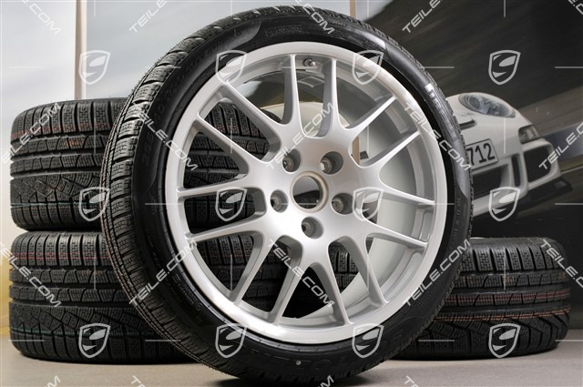 20" Komplet kół zimowych RS Spyder, felgi 9,5J x 20 ET65 + 10,5J x 20 ET65 + opony zimowe Pirelli 255/40 R20 + 285/35 R20, z czujnikami ciśnienia