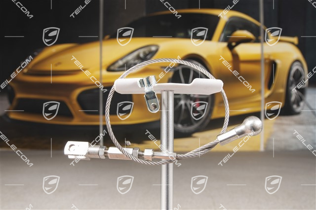 Convertible top tension rope / cable