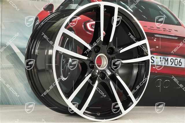 20" Felge Cayenne Sport, 10,5J x 20 ET55, schwarz hochglanz