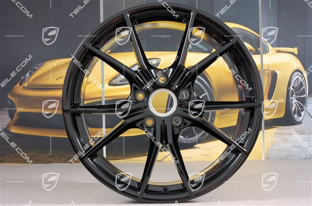 20" Felga Carrera S IV, 8J x 20 ET57, czarny wysoki połysk