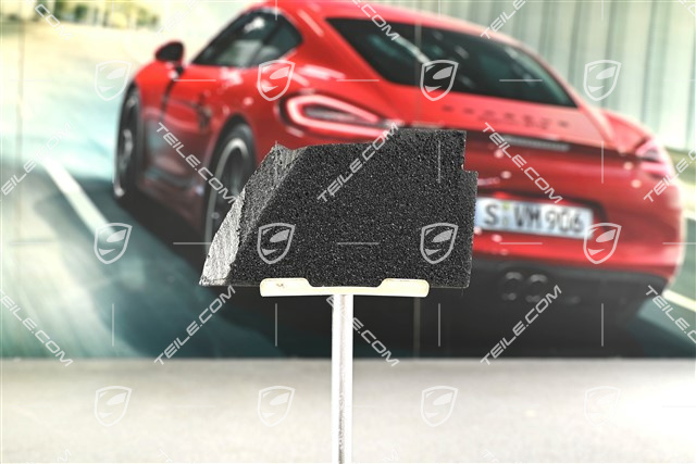 Sealing wedge, front bumper