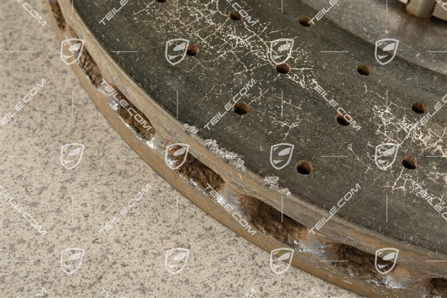 PCCB Keramik-Bremsscheibe, Panamera 4 GTS / Turbo / Turbo S MK1, beschädigt, R