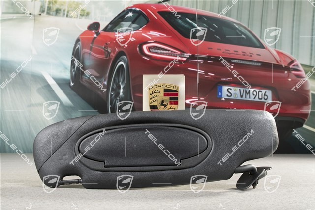 Sonnenblende, Coupe, Kunstleder, schwarz, L