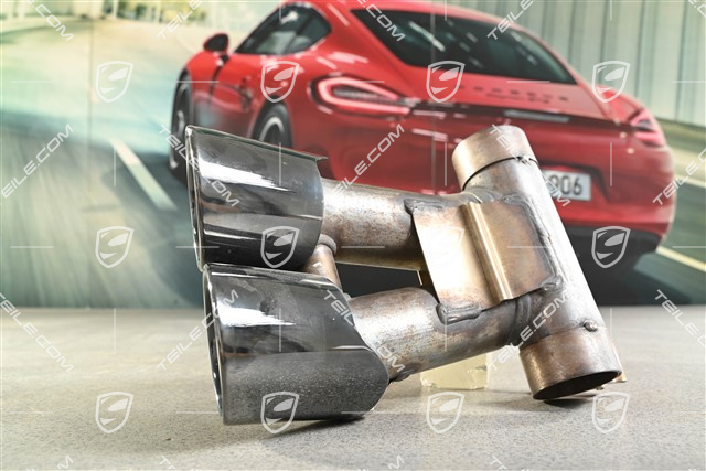 Auspuffendstück, rund, für Serienauspuff, GTS, (eingedrückt)