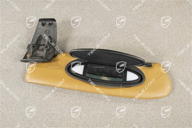 Sonnenblende, Cabrio, Kunstleder, Sandbeige, L
