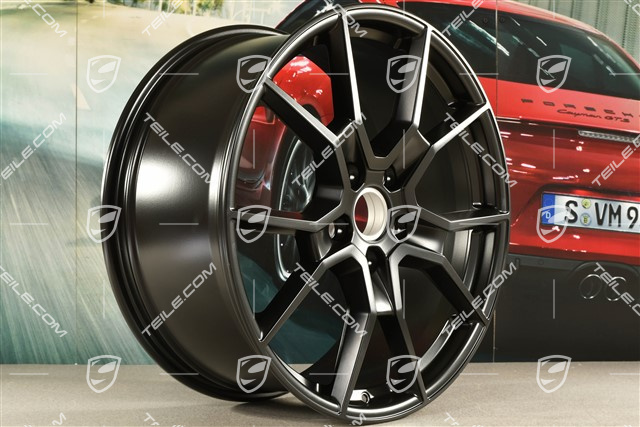 21" Felga Sport Turismo GTS / RS Spyder Design, 9,5J x 21 ET60, czarny satynowy mat