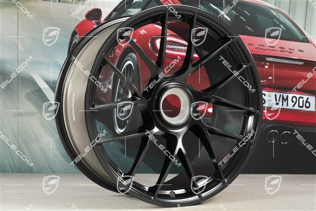 20" komplet felg Turbo Sport III, centralne mocowanie, 9J x 20 ET51 + 12J x 20 ET63, czarny wysoki