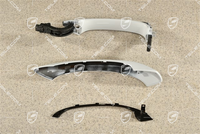 Türgriff, Keyless, Aluminium Paket Schwarz, L