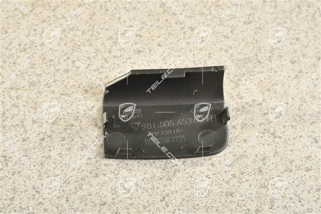 Zaślepka czujnika parkowania PDC, czarna, Sport Design / GTS, L