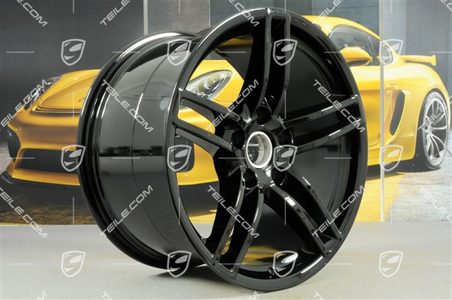 19" Felge Carrera, 11J x 19 ET48, schwarz hochglanz