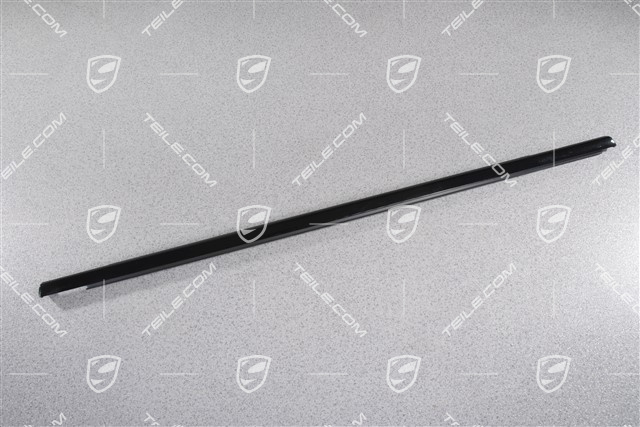 Zierleiste, Aluminium-Paket, schwarz, Hinten, Unten, L