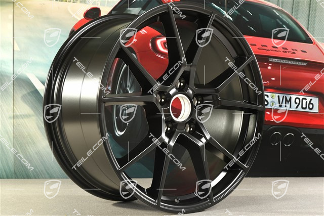 20-inch wheel rim, Cayenne S, 10,5J x 20 ET64,  black satin-matt