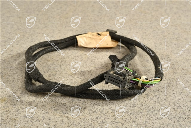 Front seat wiring harness, memory package
