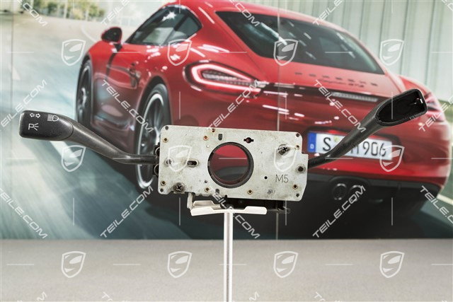 Steering column switch, headlamp washer