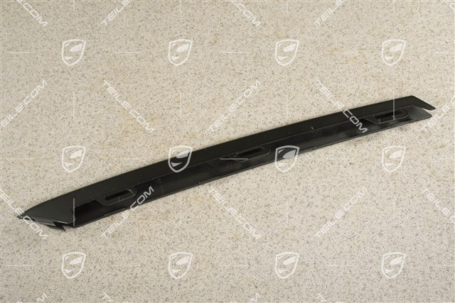 Front bumper disc / trim, Sport Design Package, upper, Black matt, L