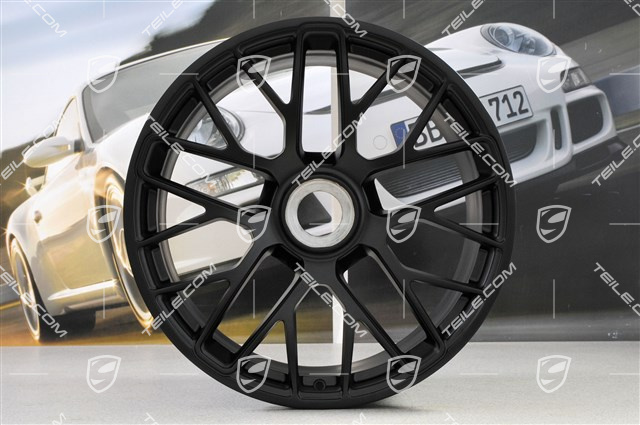 20" Turbo S Felge, Zentralverschluss, 11,5J x 20 ET56, in Schwarz-Matt