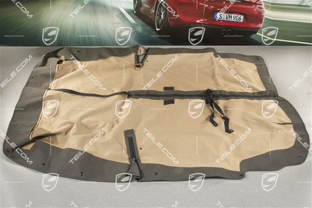 Persenning, Cabrio, graugrün
