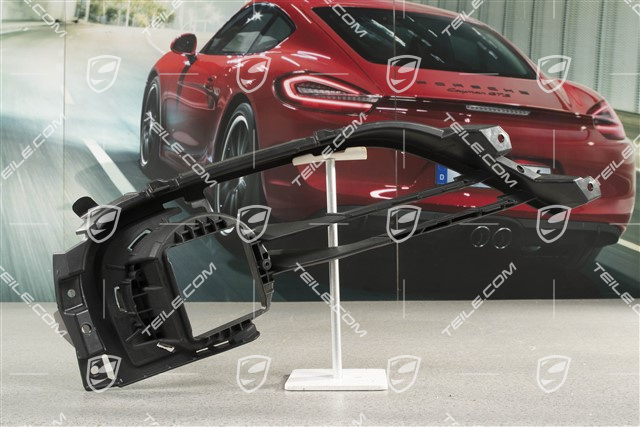 Frame / support / bracket ACC, Black matte, Turbo/GTS, L