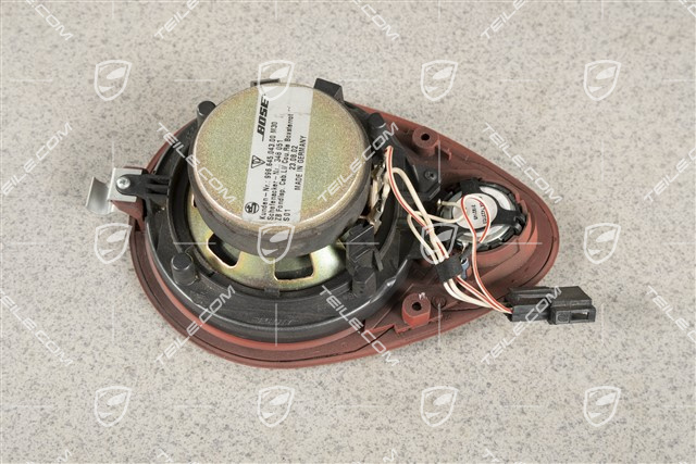 Loudspeaker, BOSE, Boxster red, Convertible, rear, L