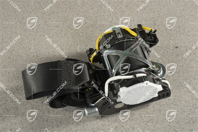 Sicherheitsgurt, schwarz, Front, USA, R