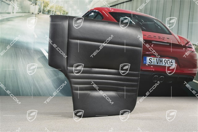 Notsitzkissen, Coupe/Targa, Leder, schwarz, L