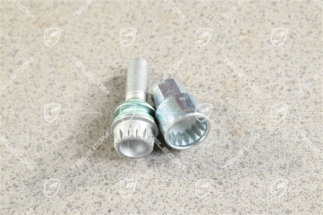 Adapter für Diebstahlsicherung Radschraube mit Schraube