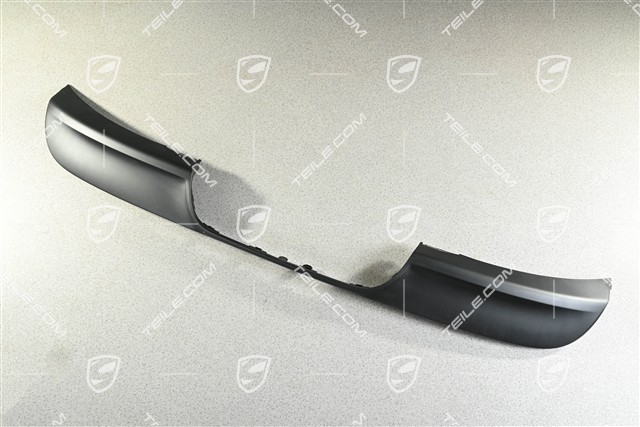 Blende hinten, Stoßstange Unterteil, Sportabgasanlage, Schwarz