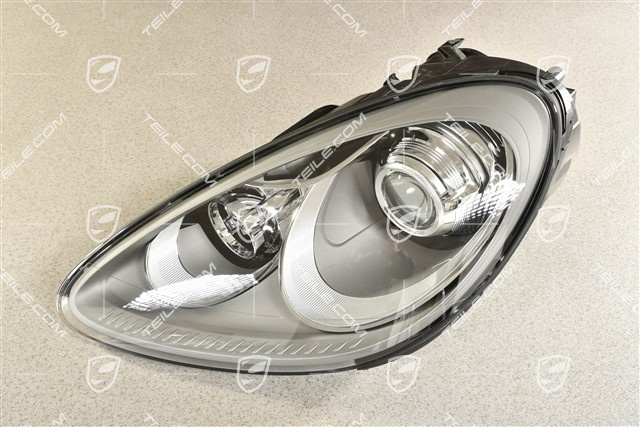 Headlight, halogen, complete, L