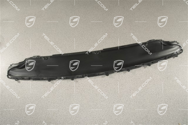 Air guide / duct, black matte, upper / On road front end