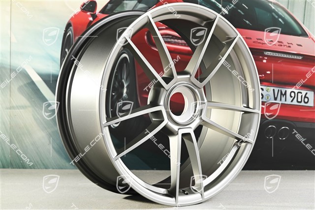 20-inch Turbo S wheel rim, 8,5J x 20 ET50, platinum satin matt