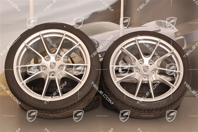 20" Carrera S (III) Sommerräder Satz, 8,5J x 20 ET51 + 11J x 20 ET70, Reifen 245/35 ZR20 + 295/30 ZR20