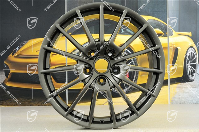 20-inch Panamera Sport wheel rim, 9,5J x 20 ET65, platinum satin-matt