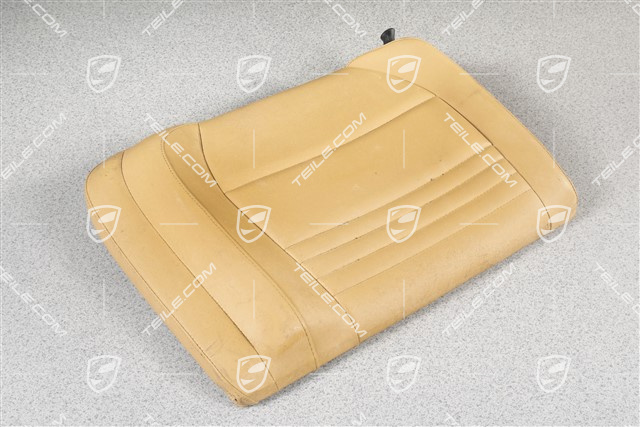 Back seat backrest, Rear, Leatherette, Savanna beige, Coupe, L
