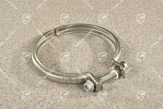 V8 Diesel, Exhaust system clamp / clip